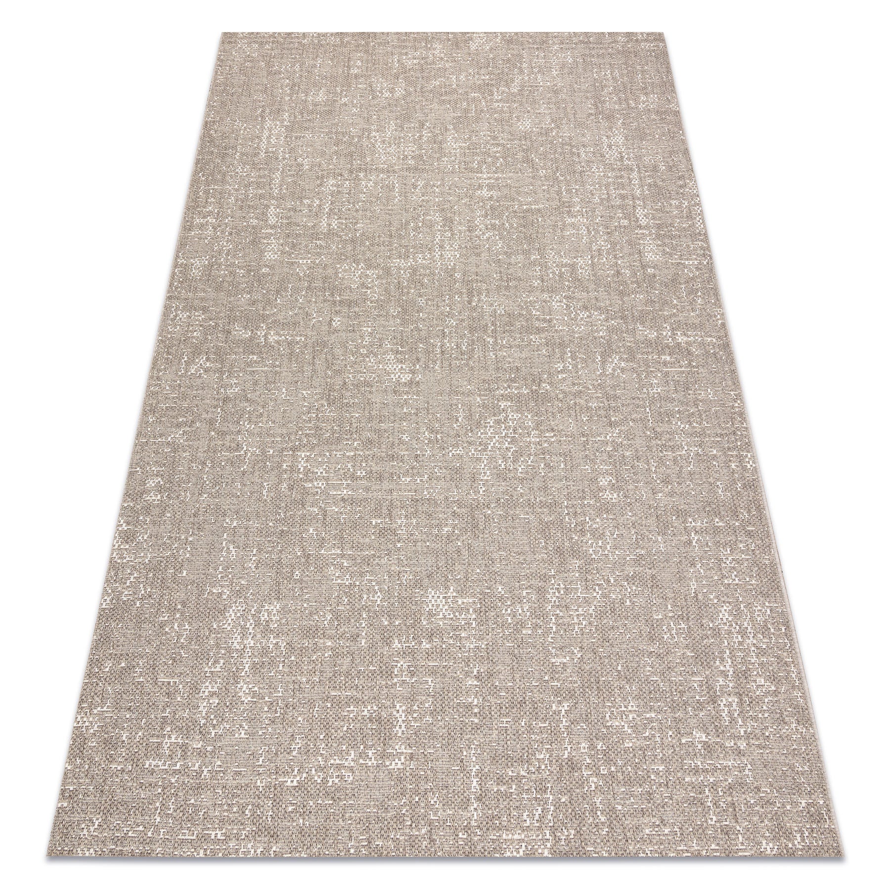 Dywan SZNURKOWY SIZAL BOHO 39495363 przecierany, vintage beż 140x200 cm