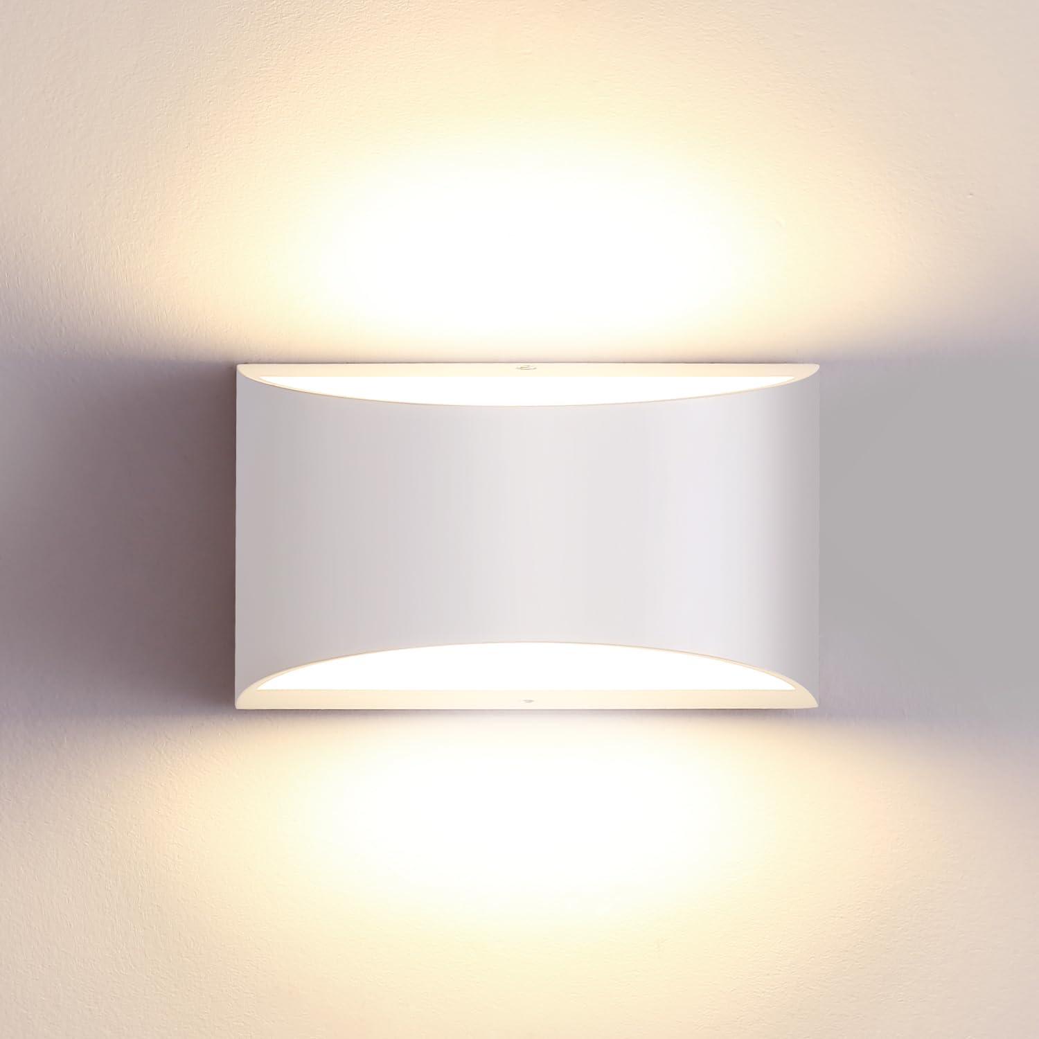 Nowoczesne kinkiety LED, kinkiet ścienny ciepły biały 3000K, kinkiet góra i dół 14W, kinkiet wewnętrzny, 1 sztuka