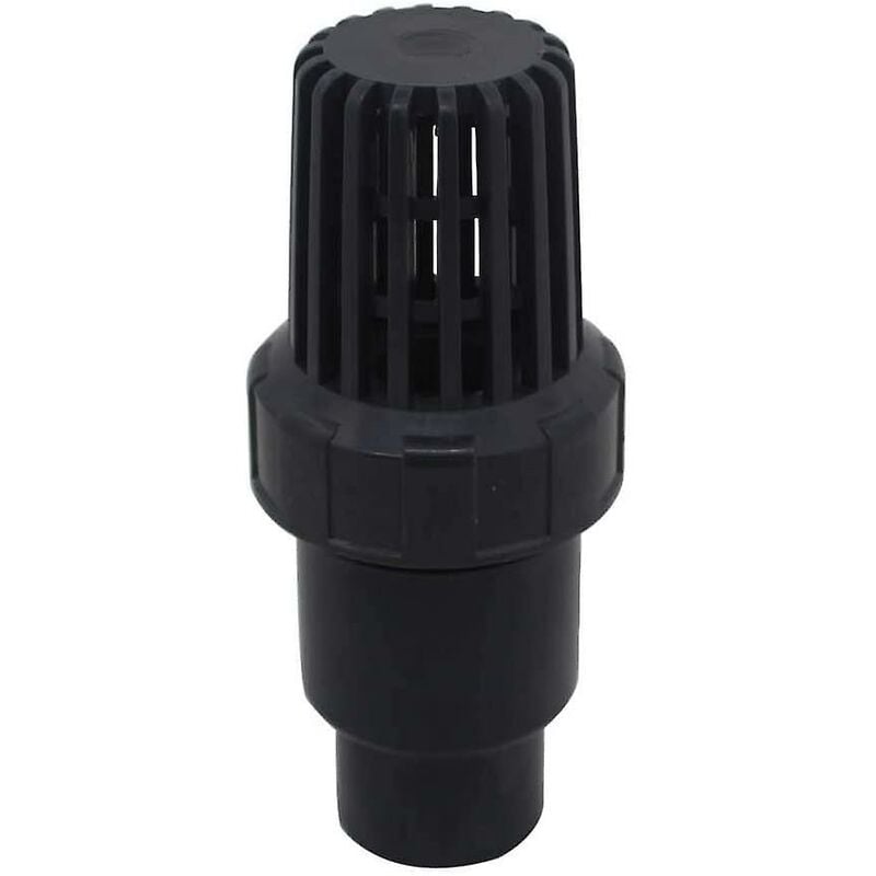 Zawór zwrotny dolny z kulą ssącą 25 32 40 mm, zawór z sitkiem zwrotnym, PVC, do basenu, pompy (Średnica wewnętrzna 32mm)