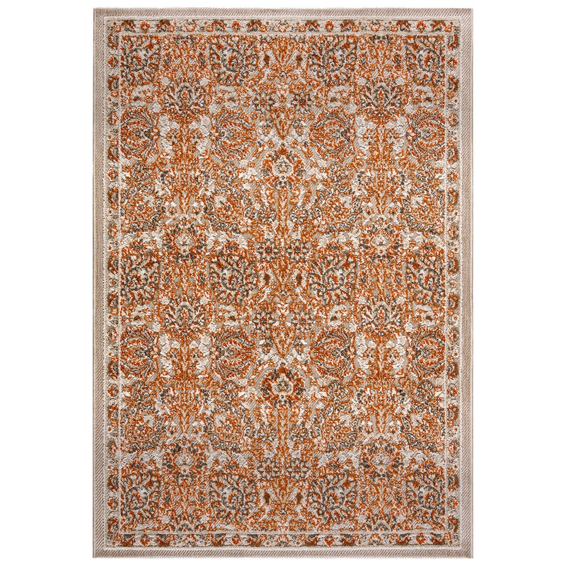 Dywan zewnętrzny/wewnętrzny orientalny Saronno Beige Mazovia 250x350cm wodoodporny na balkon, taras, beżowy, kremowy 1 szt.