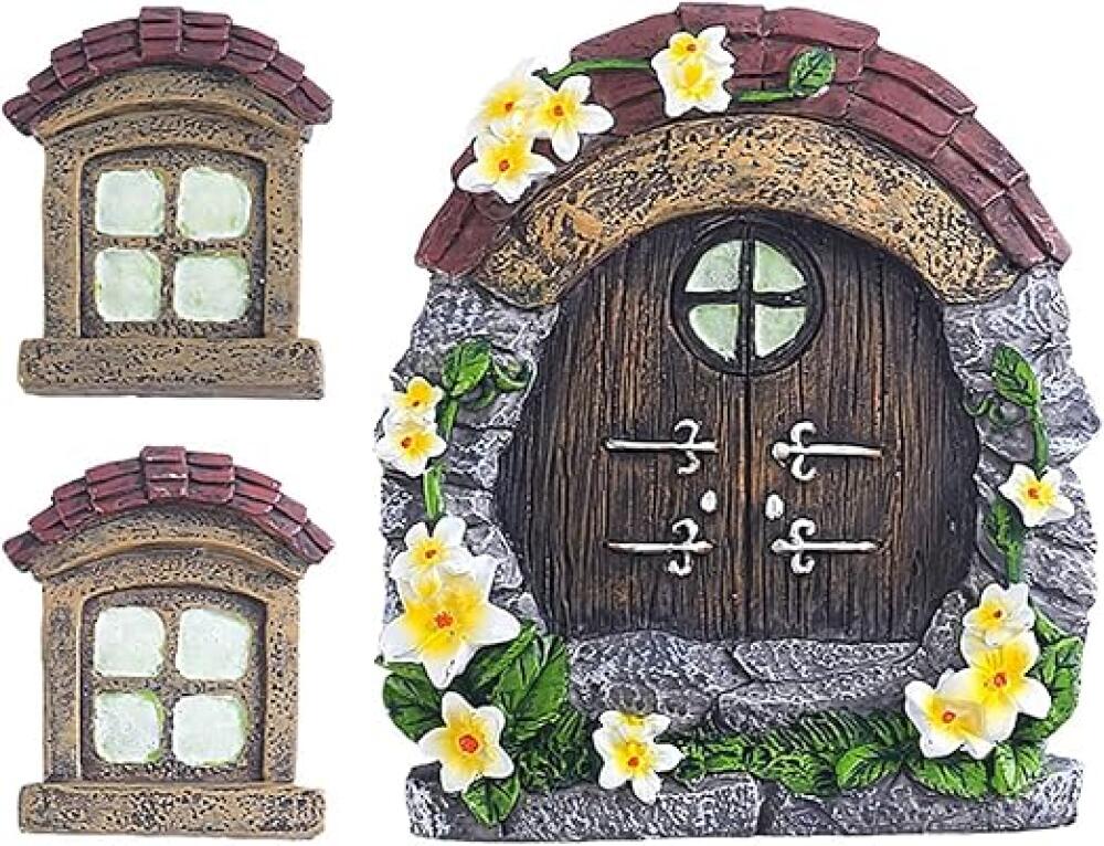 Brama do ogrodu wróżek, brama w kształcie drzewa, akcesoria do domu, dekoracja choinkowa, bramy wróżek (płytki)