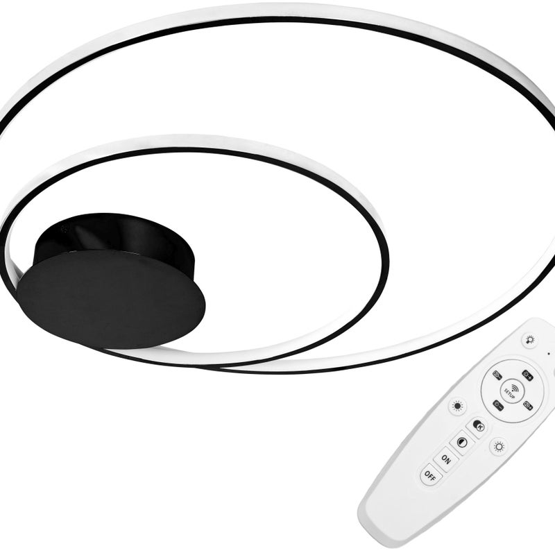 Lampa Sufitowa Led Toolight App802-C Czarny 60Cm