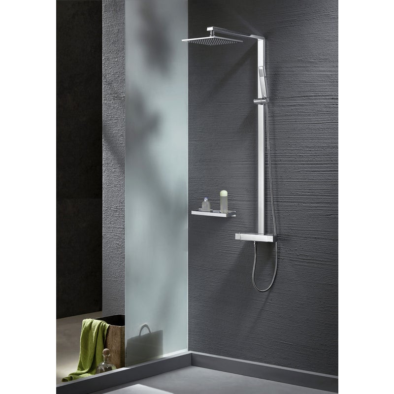 Bernstein Zestaw prysznicowy z termostatem NT6705C deszczownica 20x20 cm