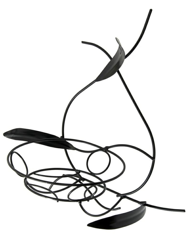 Kwietnik ścienny metalowy Dąstal czarny na 1 donicę 50x23x46 cm 1 szt.