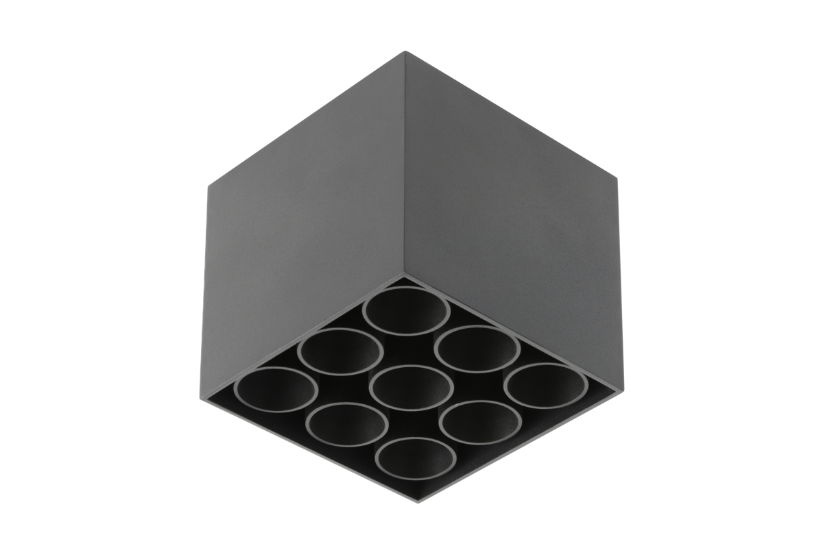 Oprawa sufitowa ARTEMIDA, LED, 20W, 1920lm, 4000K, AC220-240V, IP20, 38°, kwadrat, czarny - GTV LIGHTING