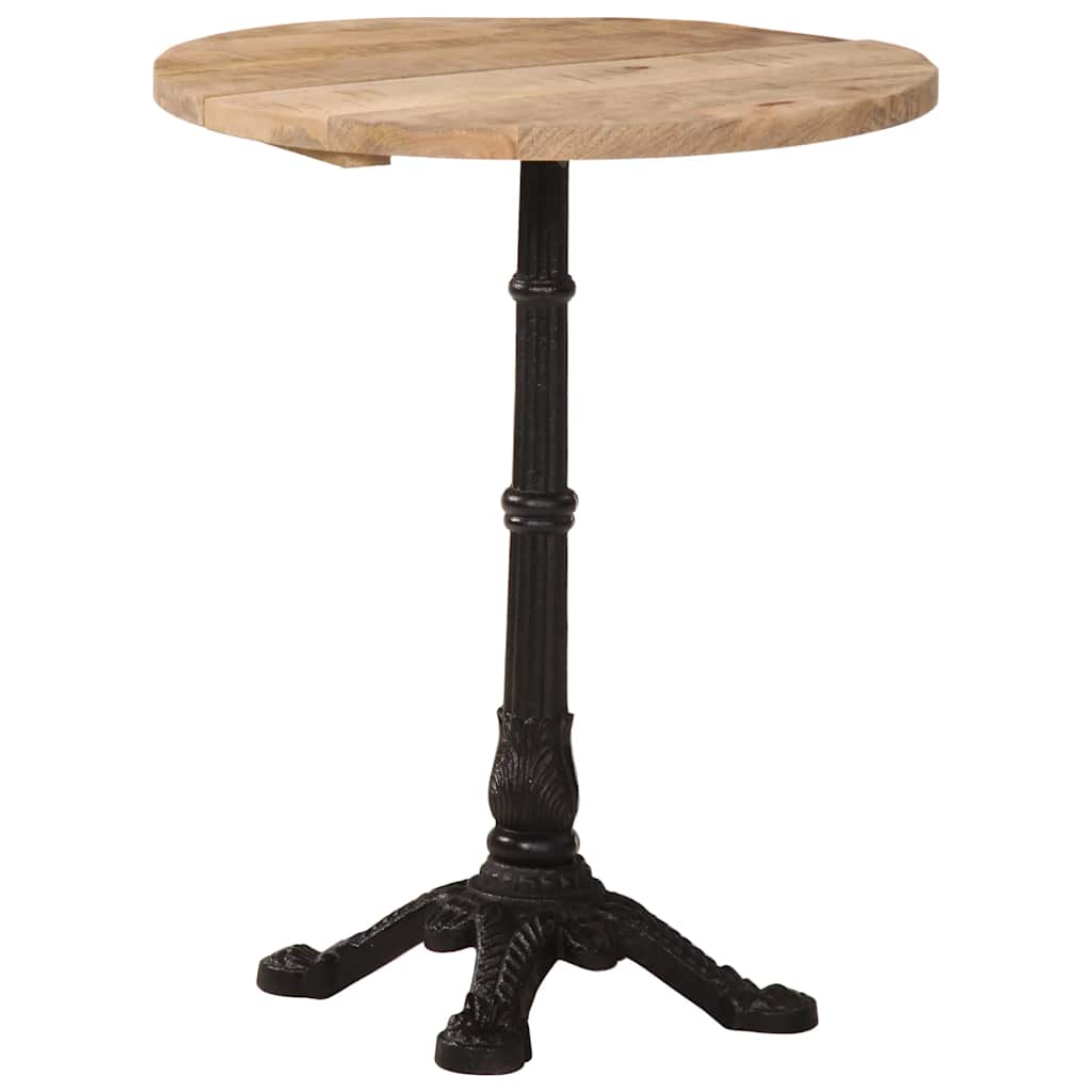 vidaXL Stolik bistro, okrągły, Ø60x76 cm, surowe drewno mango