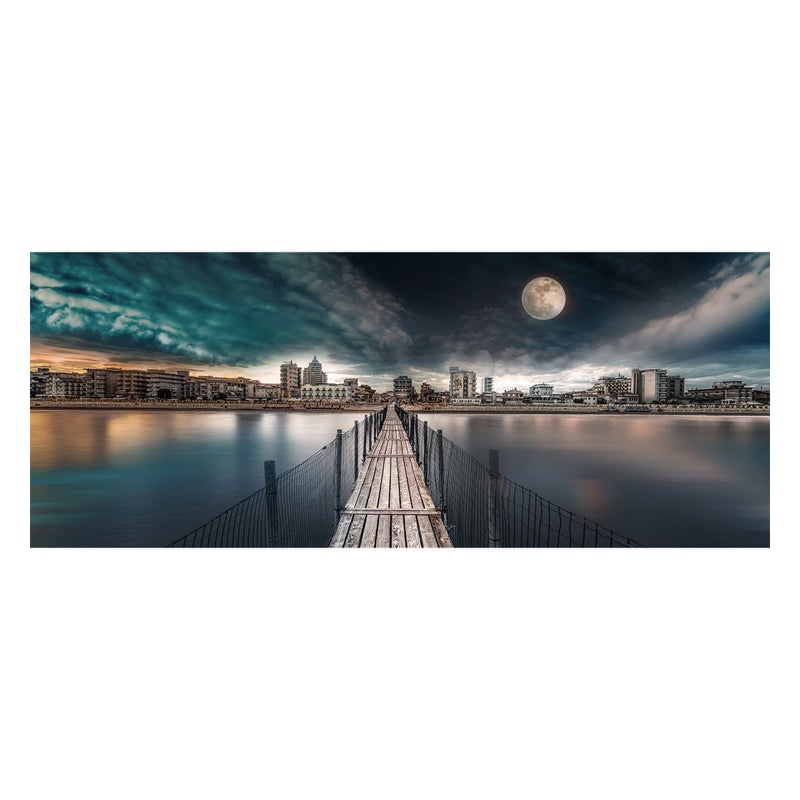 STYLER Obraz na płótnie CANVAS MOON CITTY 60x150