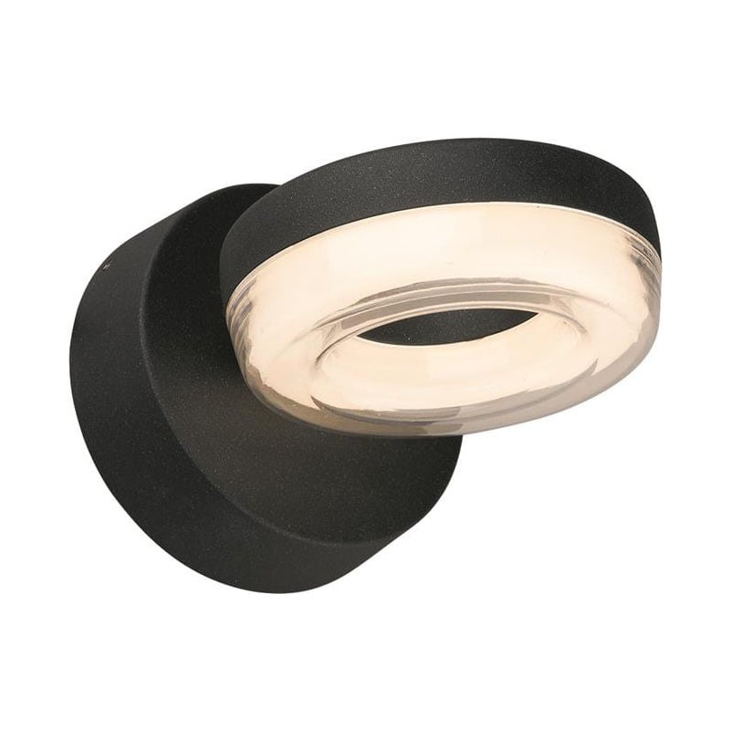 Kinkiet zewnętrzny DONUT LED 6W czarny wym:12x12x16cm IP20 Nowodvorski Lighting