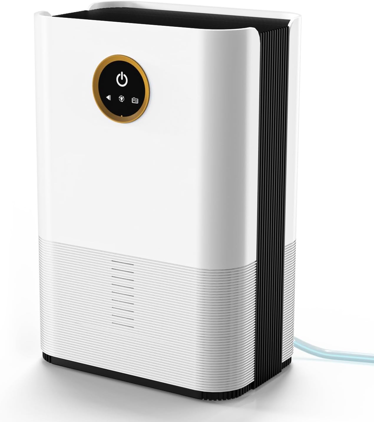Osuszacz powietrza do domu i sypialni, cichy, 1000 ml, z automatycznym wyłącznikiem, oświetleniem LED, mały, elektryczny osuszacz powietrza