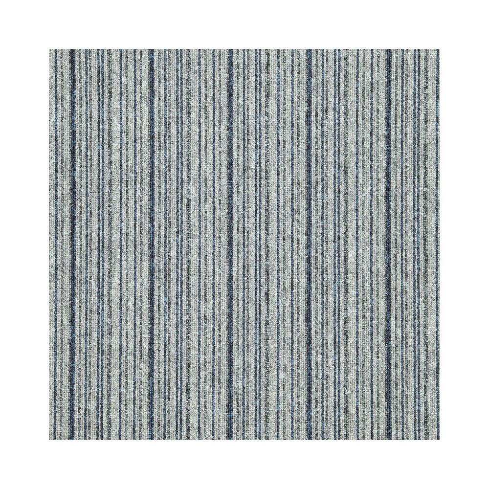 Płytka dywanowa biurowa 50x50 cm Almera Lines wykładzina trudnopalna kolor szaro-niebieski (20 szt = 1 paczka = 5m2)