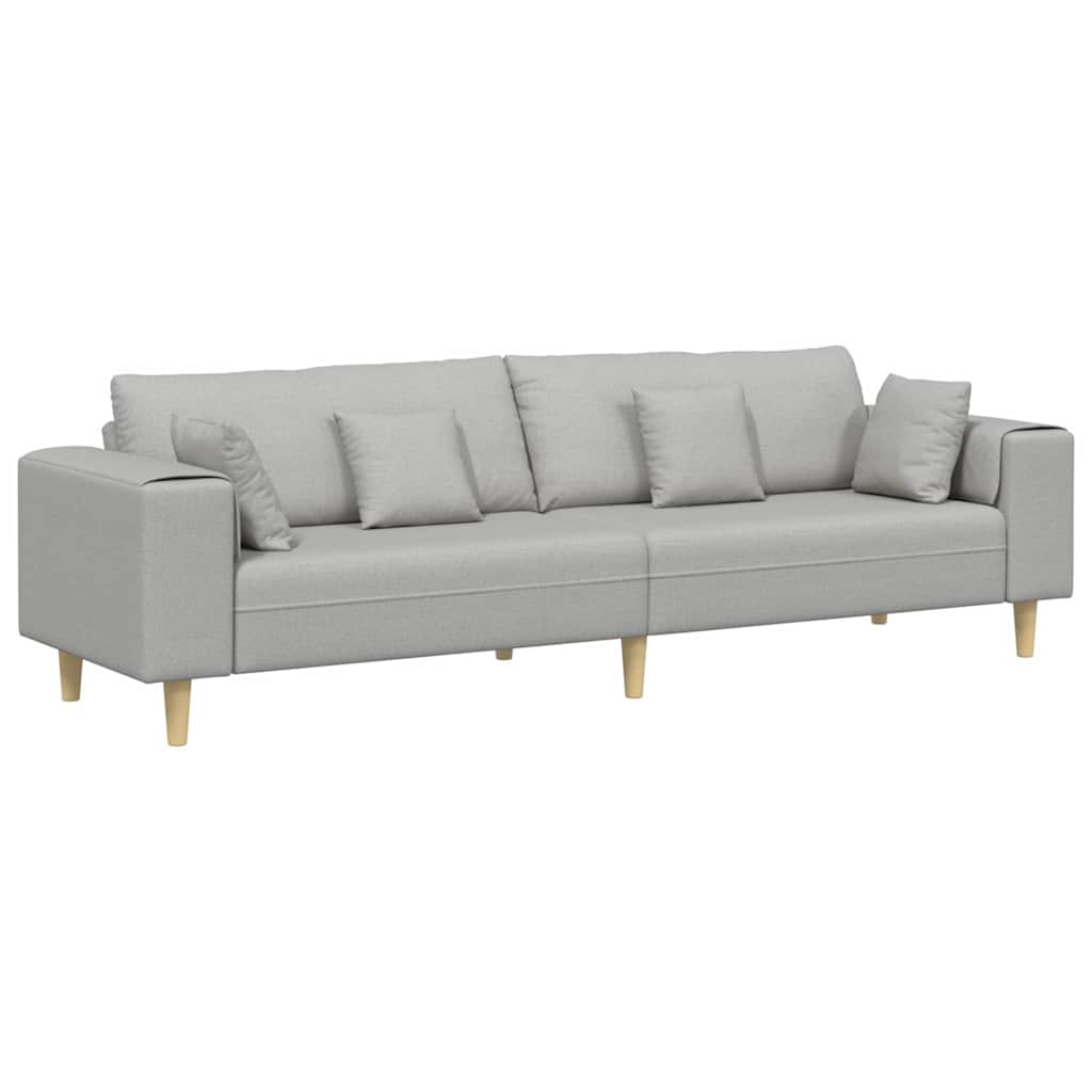 Sofa Szary chmur 250 x 77 x 76 cm tkanina