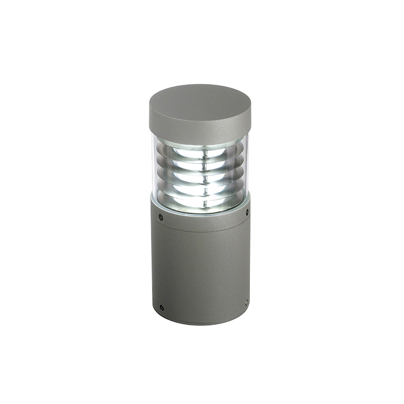 LARS Bollard LED Outdoor Ground Light 15W 82° IP65 3000K Grey 26cm - Rossini Illuminazione