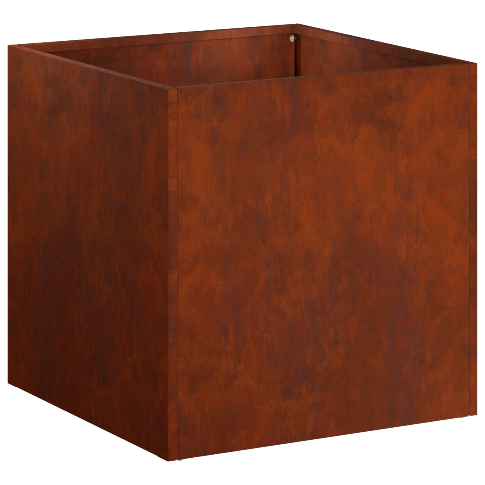 Donica Ogrodowa Corten 45x45x45 cm Rdzawa na Taras na Balkon na Kwiaty
