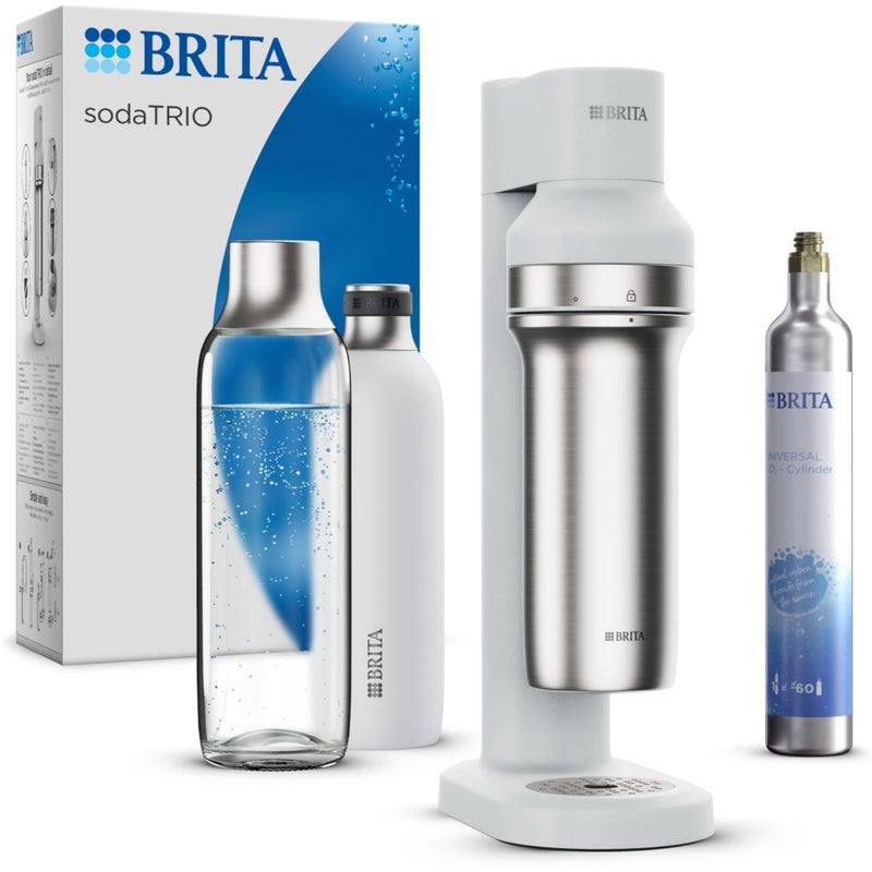 Maszyna do sody BRITA sodaTRIO woda gazowana ekologiczna elegancka