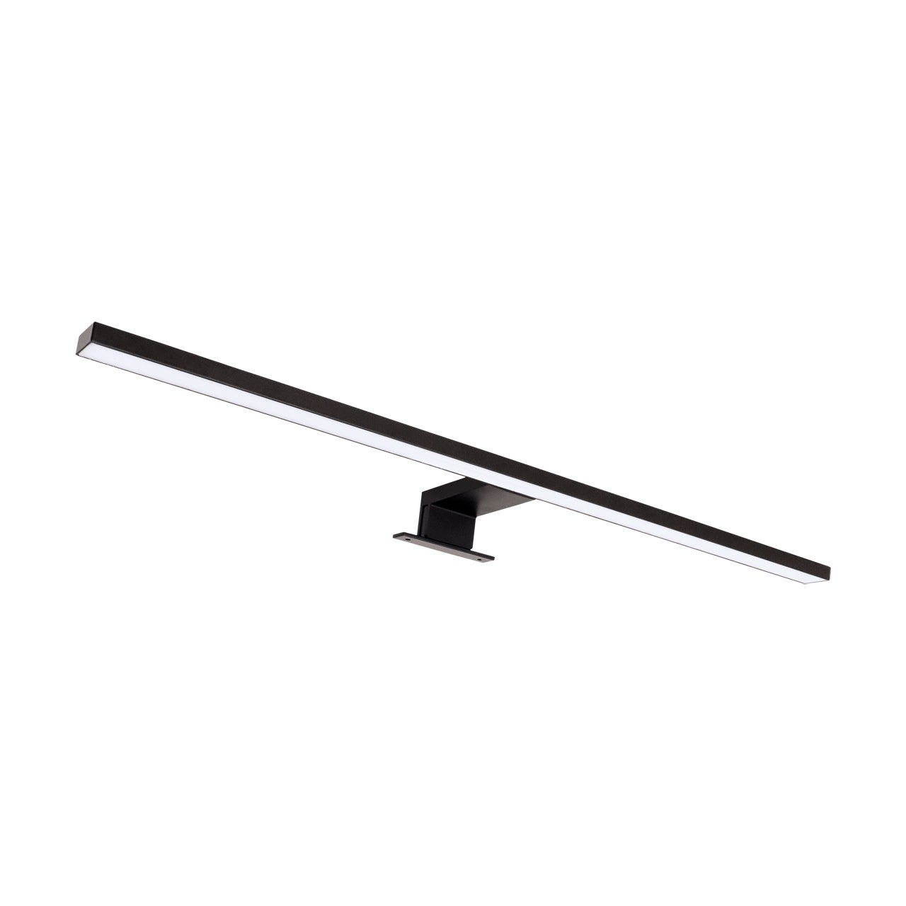 Kinkiet łazienkowy nowoczesny czarny liniowy 60cm nad lustro LED 13W ROXANA Struhm