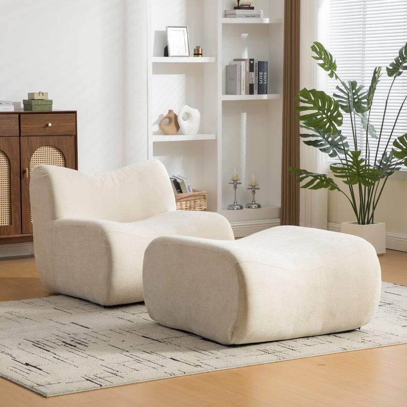 Modułowa sofa kompresyjna wykonana z tkaniny szenilowej wypełniona pianką wysokoelastyczną 30D. Łatwy do przenoszenia i z antypoślizgową podstawą