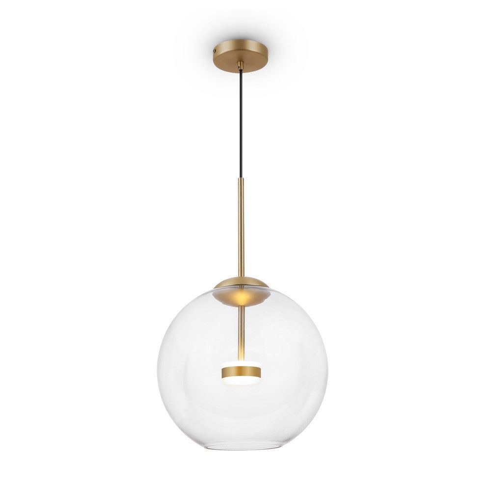 Lampa wisząca złota, szklana kula Cometa Maytoni MOD056PL-L12G3K