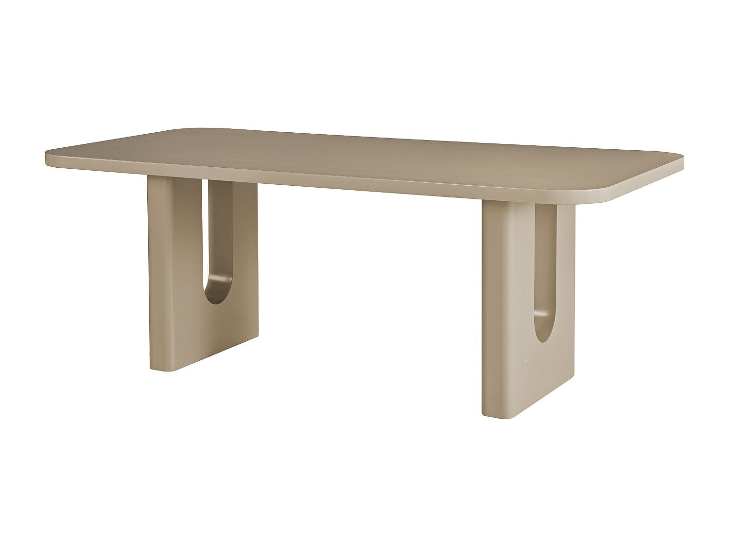 Stół jadalniany dla 8 osób z MDF - Taupe - NAKONI