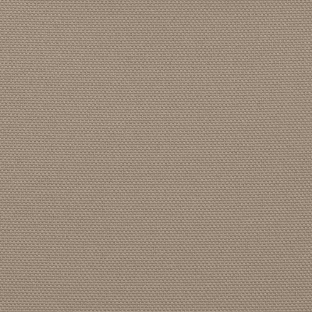 Prostokątny żagiel przeciwsłoneczny z tkaniny Oxford, 2 x 3,5 m, kolor taupe, do ogrodu i na patio