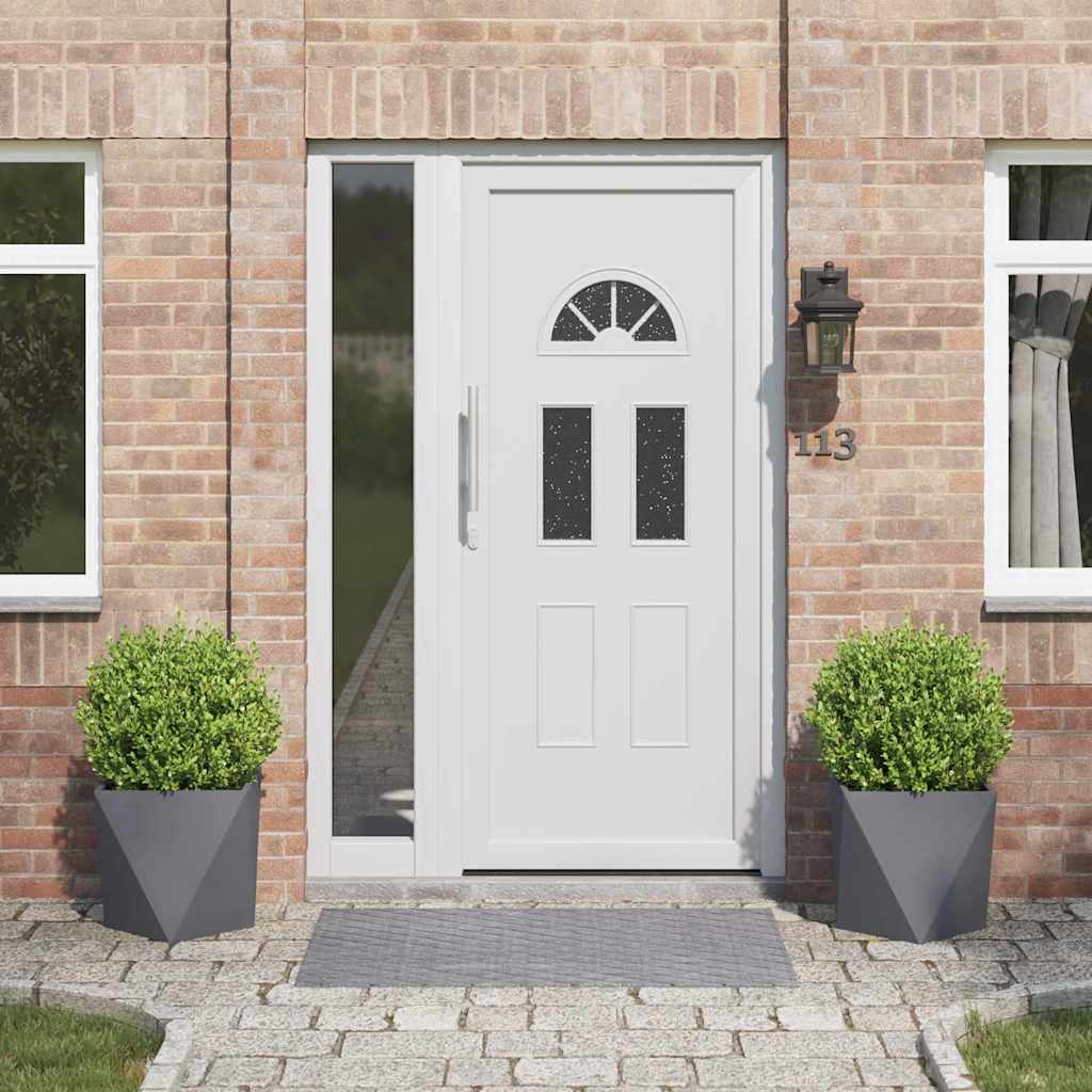 Donica 2 pcs Antracyt 40 x 40 x 40 cm Stal vidaXL