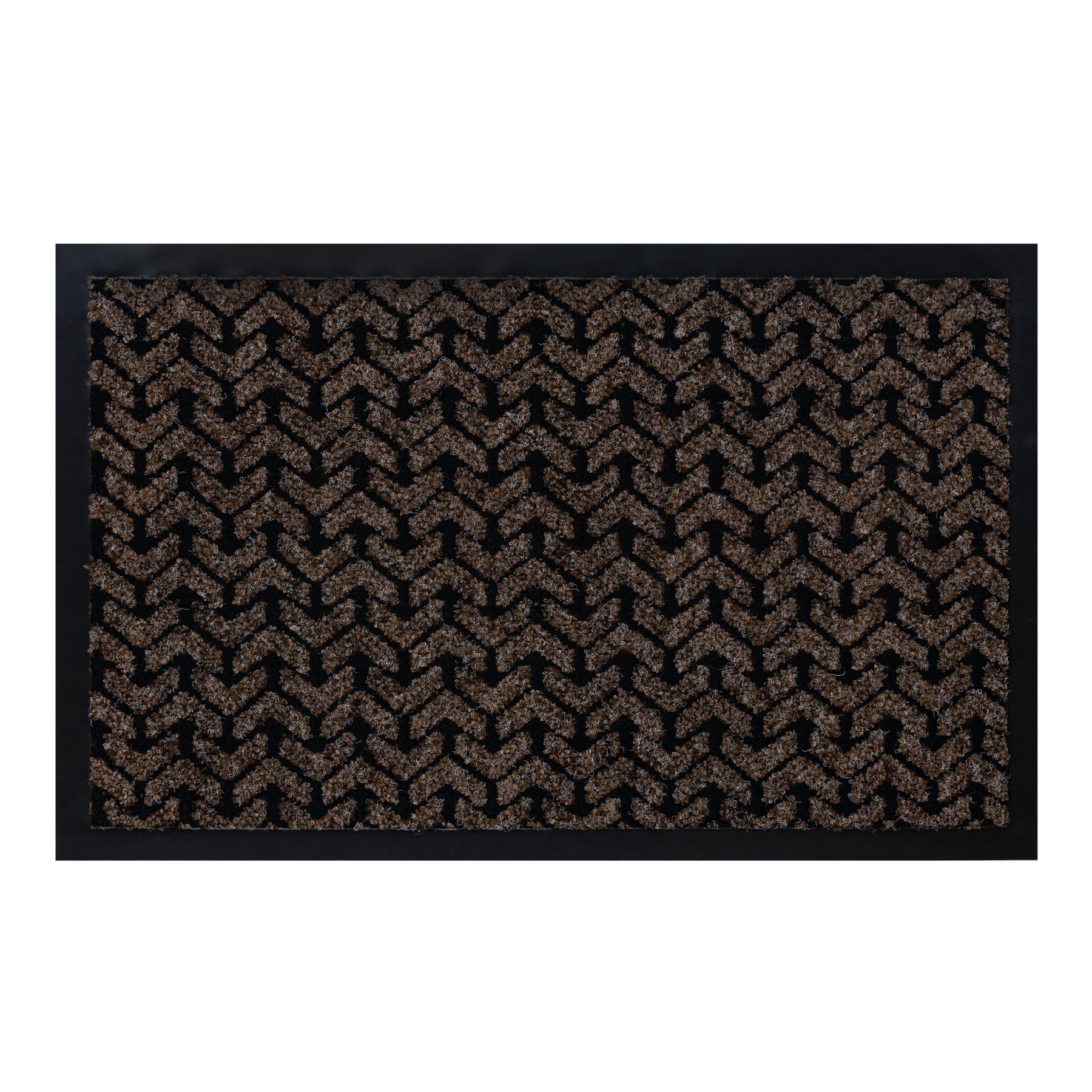 Wycieraczka antypoślizgowa DUNLOP 7764 brązowy - wewnętrzna, zewnętrzna na gumie 50x80 cm
