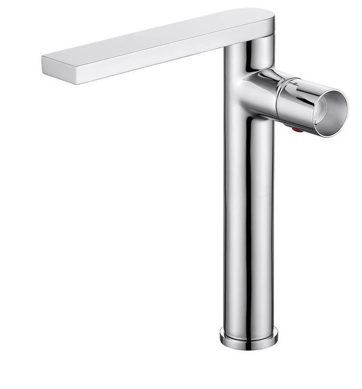 Bateria umywalkowa wysoka 003 z mosiądzu, chrom, kolekcja Erymanthe