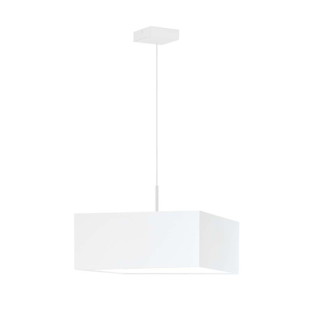 Lampa wisząca zwis żyrandol sufitowa z abażurem kwadrat FIESTA Z1
