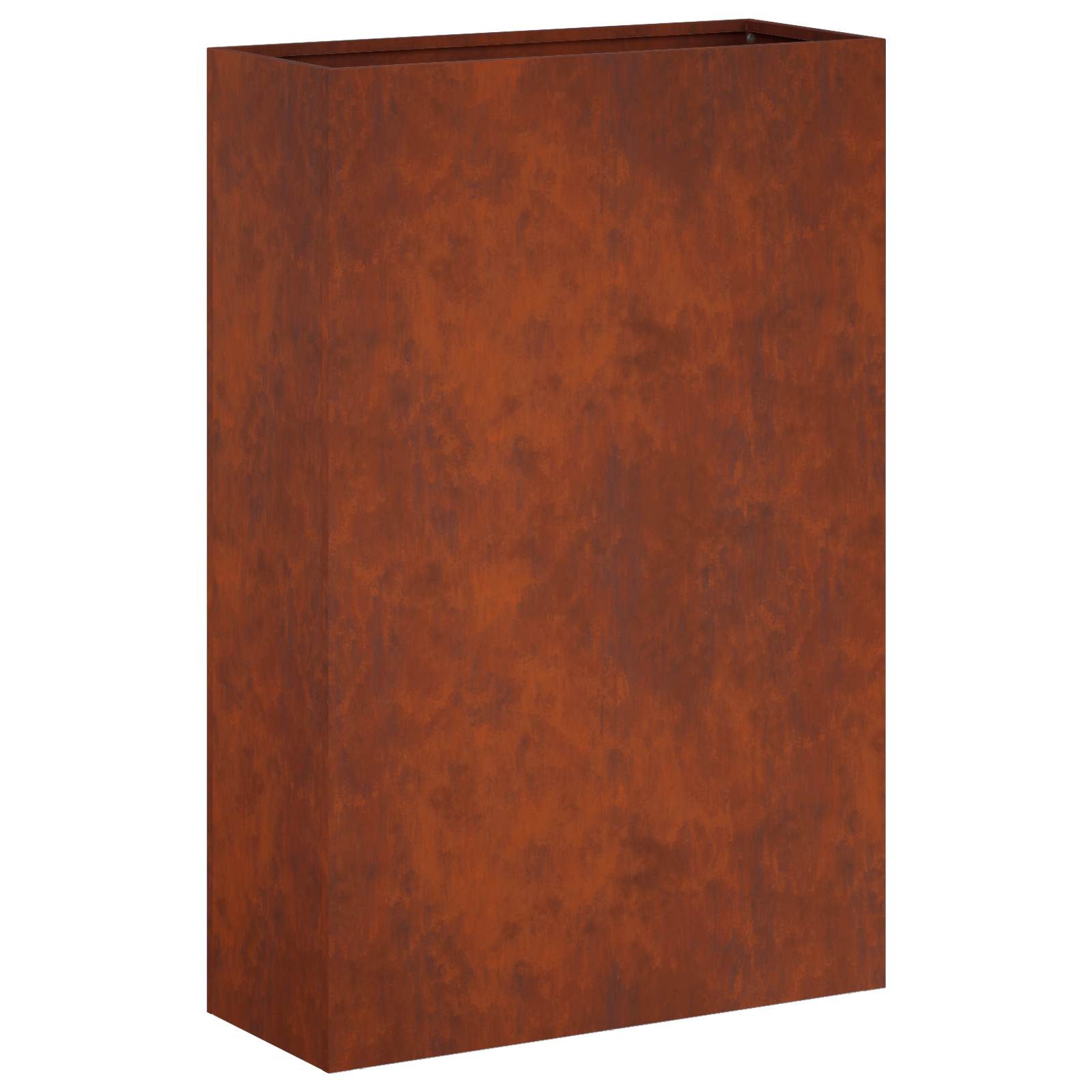 Donica Ogrodowa Corten 50x20x75 cm Rdzawa na Taras na Balkon na Kwiaty