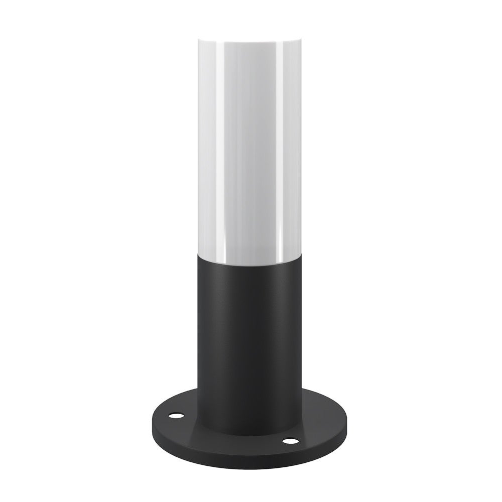 Lampa ogrodowa stojąca Willis czarno-biała 1xE27x60W IP54 wym: 30 x 12,5 x 8 cm tworzywo sztuczne Maytoni
