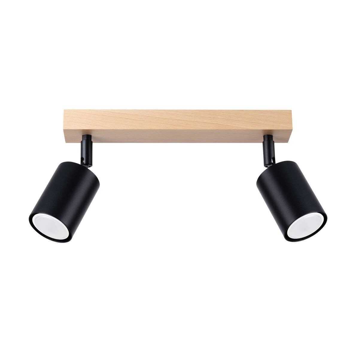 Spot sufitowy tuba podwójny prostokątny czarny 2xGU10 10W VERDO SL.1291 Sollux Lighting