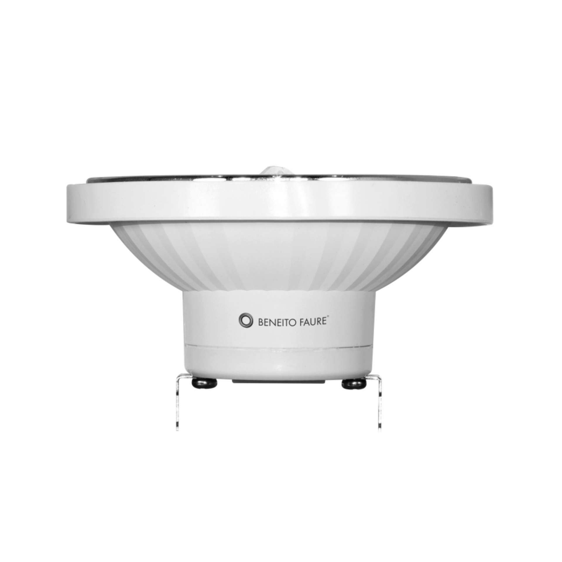 Żarówka LED Lynk G53 13W AR111, kąt 45 stopni, 2700K, 880lm, wykończenie białe – idealna do profesjonalnego oświetlenia wnętrz – Beneito & Faure
