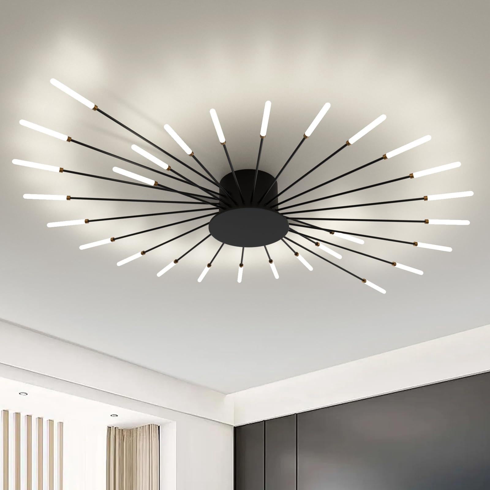 Nowoczesna lampa sufitowa LED do salonu, akrylowa lampa sufitowa, dekoracyjne lampy do salonu, sypialni i jadalni