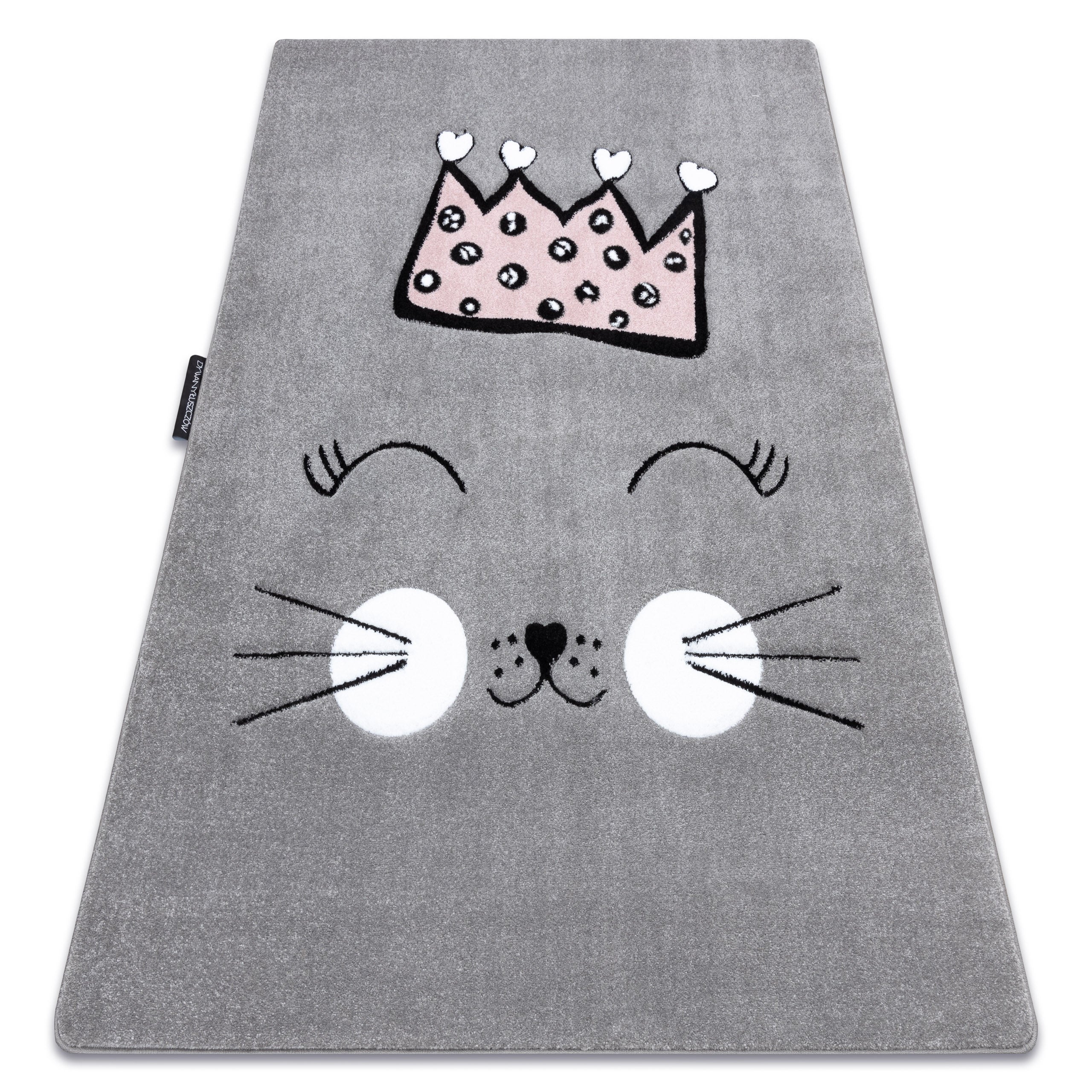 Dywan PETIT CAT KOTEK KORONA szary 240x330 cm