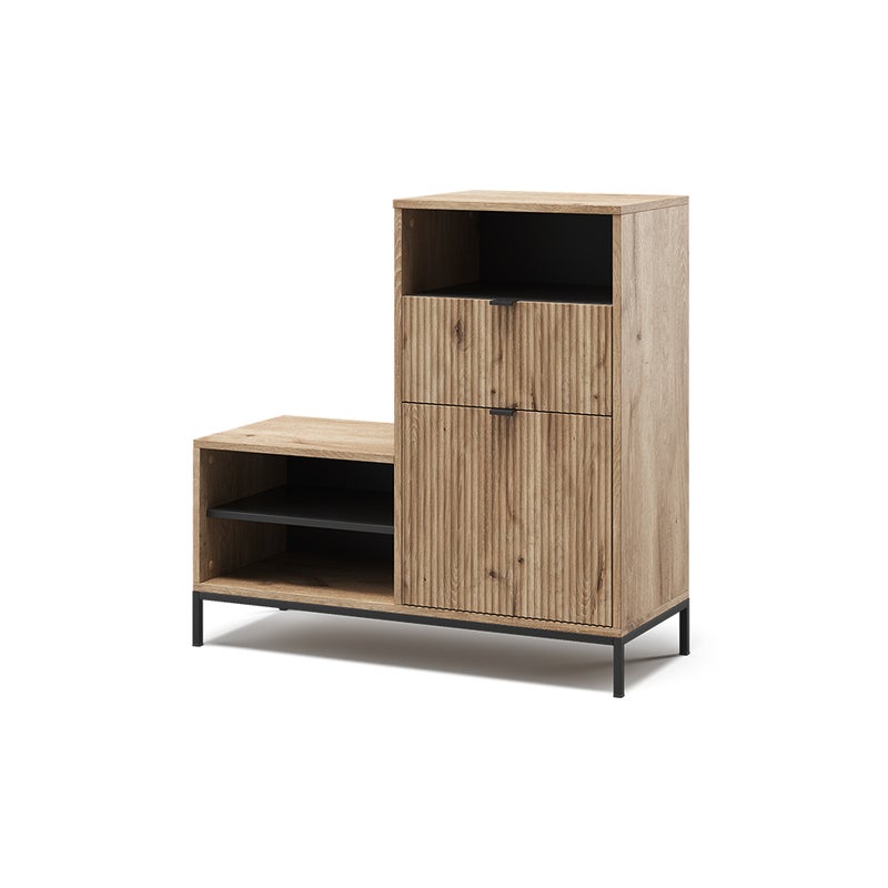 Vicco Ławka na buty Eliza, Viking Oak, 100 x 98.5 cm z 6 przegrodami