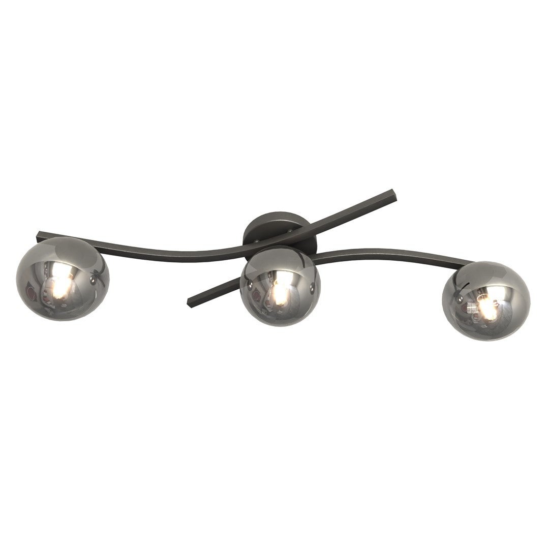 Lampa Sufitowa Opus 4, Metal, Czarny, Seven Design