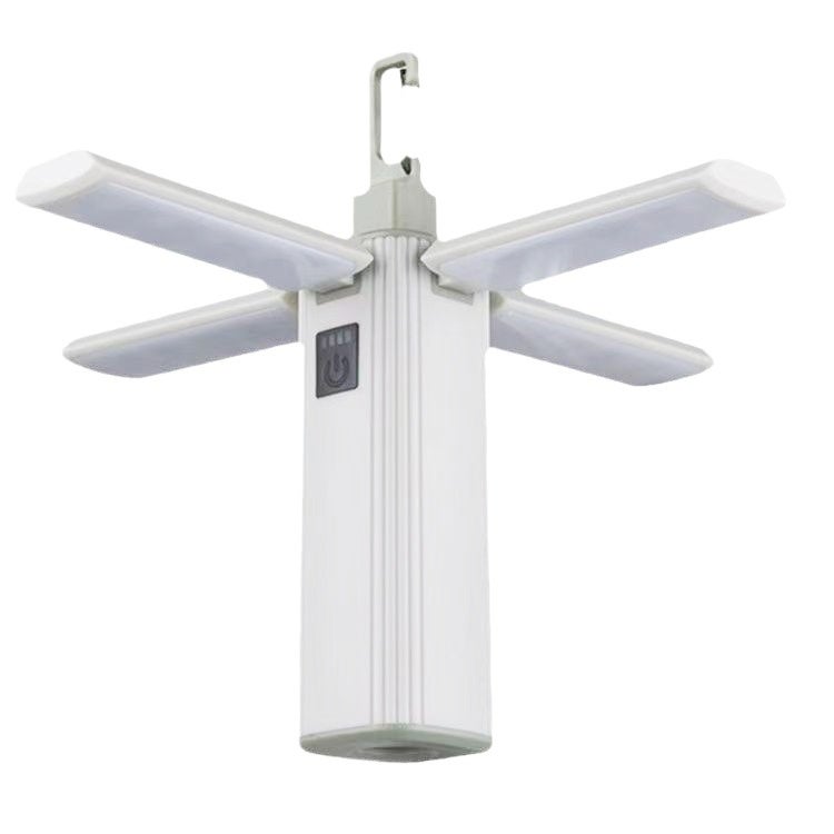 Lampa kempingowa LED ze składaną i ładowalną latarką, 3 tryby oświetlenia, wisząca, wodoodporna, przenośna i szybko ładująca się.