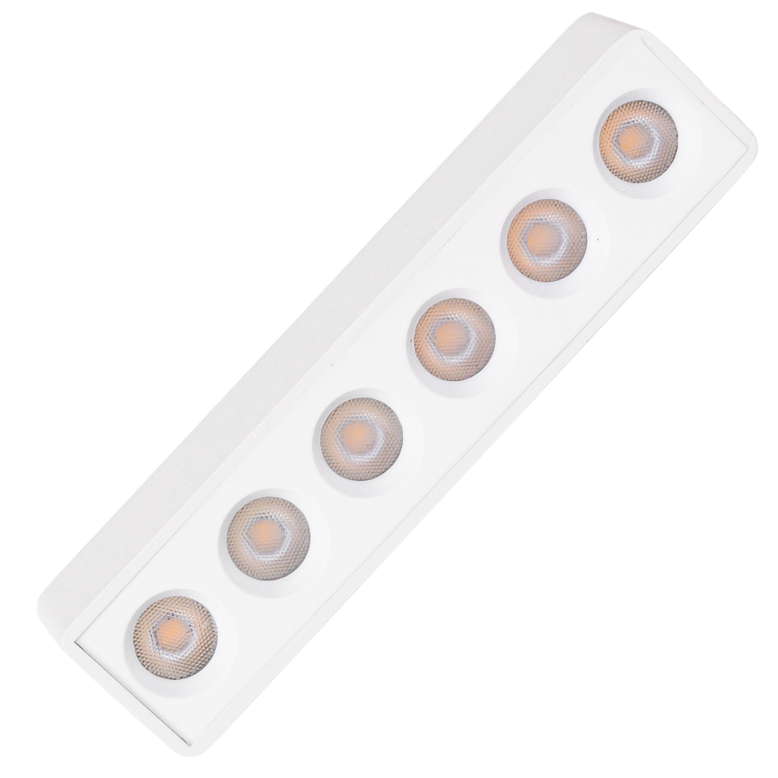 Panel szynowy LED oprawa na szynę magnetyczną REFLEKTOR Lampa 6-punktowa biała 4000K 480lm długość 122mm - LEDHOFF