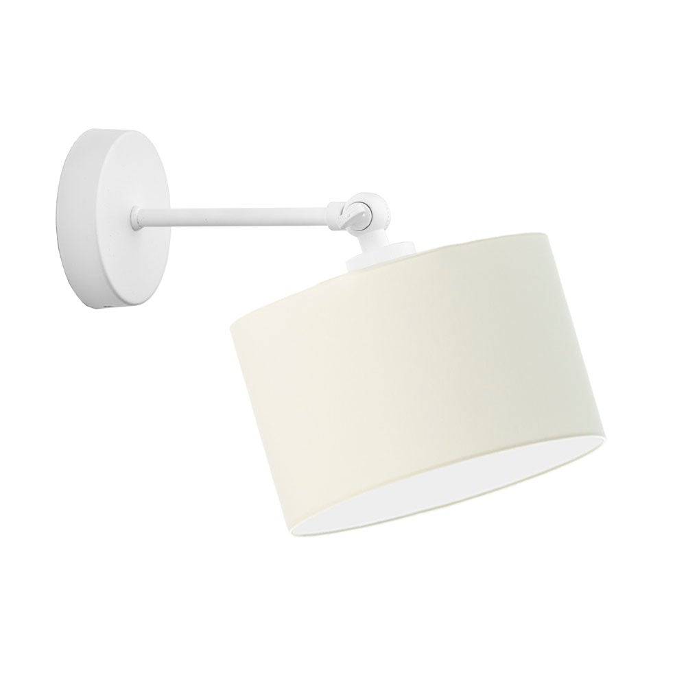 Kinkiet przegubowy lampa ścienna lampa na ścianę regulowany z abażurem walec LOKO