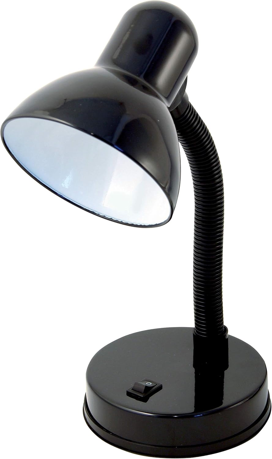 Lampa klipsowa N z podstawą kompatybilna z LED elastyczne ramię z kablem i przełącznikiem Wykonana z metalu Odpowiednia do pokojów dziecięcych W