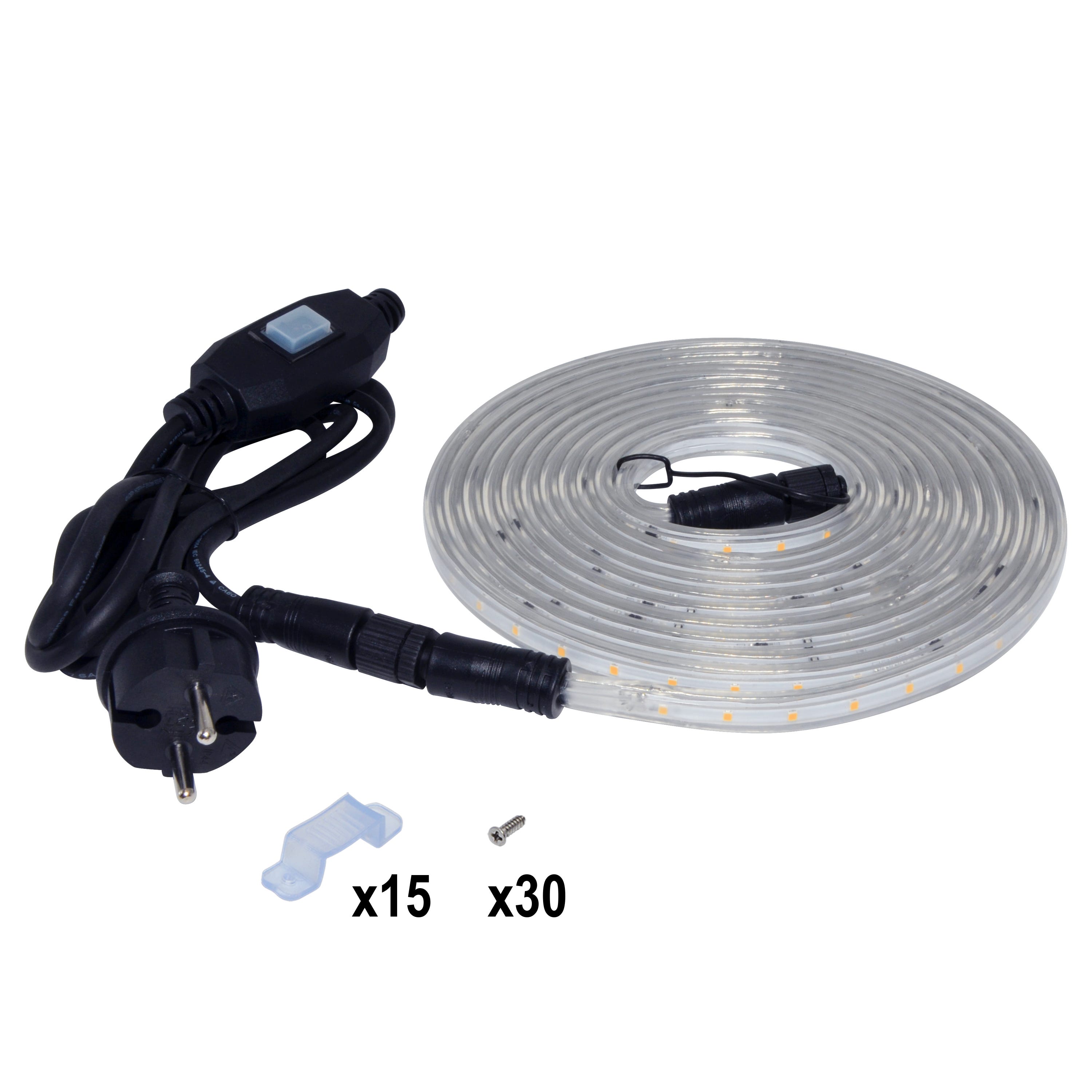 Zestaw taśm LED FLEXOUT Outdoor - dł. 5 m - ciepła biel 2700 K - 1000 lumenów/m - INSPIRE