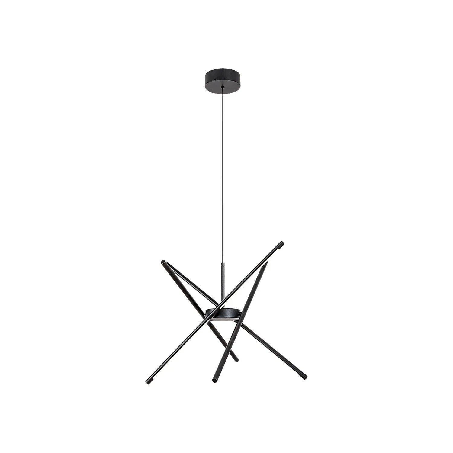 Lampa wisząca Henli2 czarno-biała LED 40W 3000K 2800lm designerska wym: 150 x 66 x 66 cm metal Rabalux