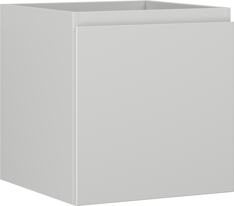Mexen Orio szafka łazienkowa podumywalkowa 45 cm, 1 szuflada, szara mat - 91A10-04547-1-BF62