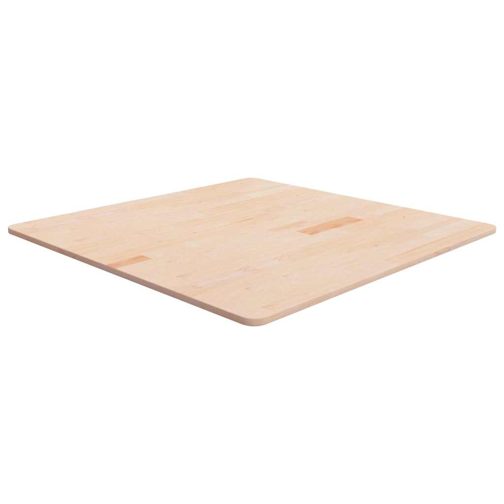 Blat Drewniany Kwadratowy do Stołu 90x90 cm z Surowego Dębu