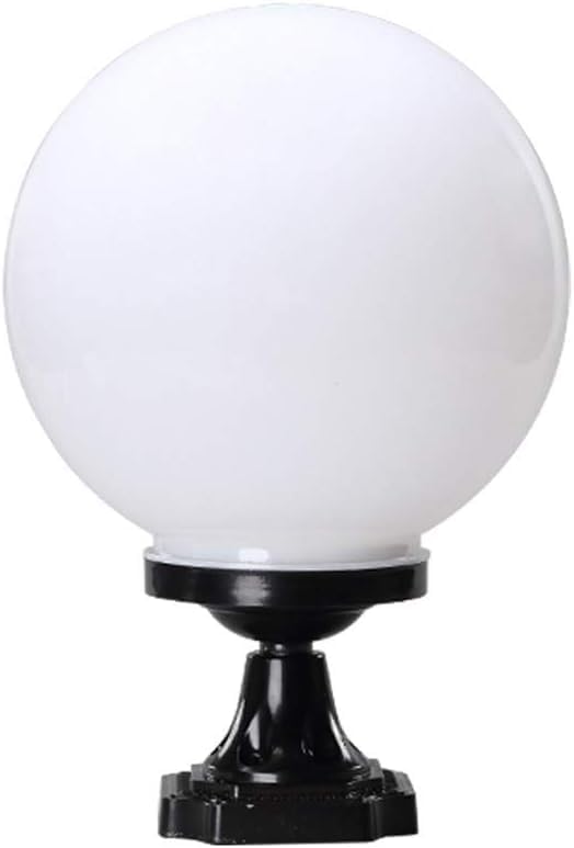 Nowoczesna lampa zewnętrzna w kształcie kuli, wodoodporna, oświetlenie zewnętrzne, idealne na patio, do ogrodu, na balkon, werandę, do ogrodu lub na u