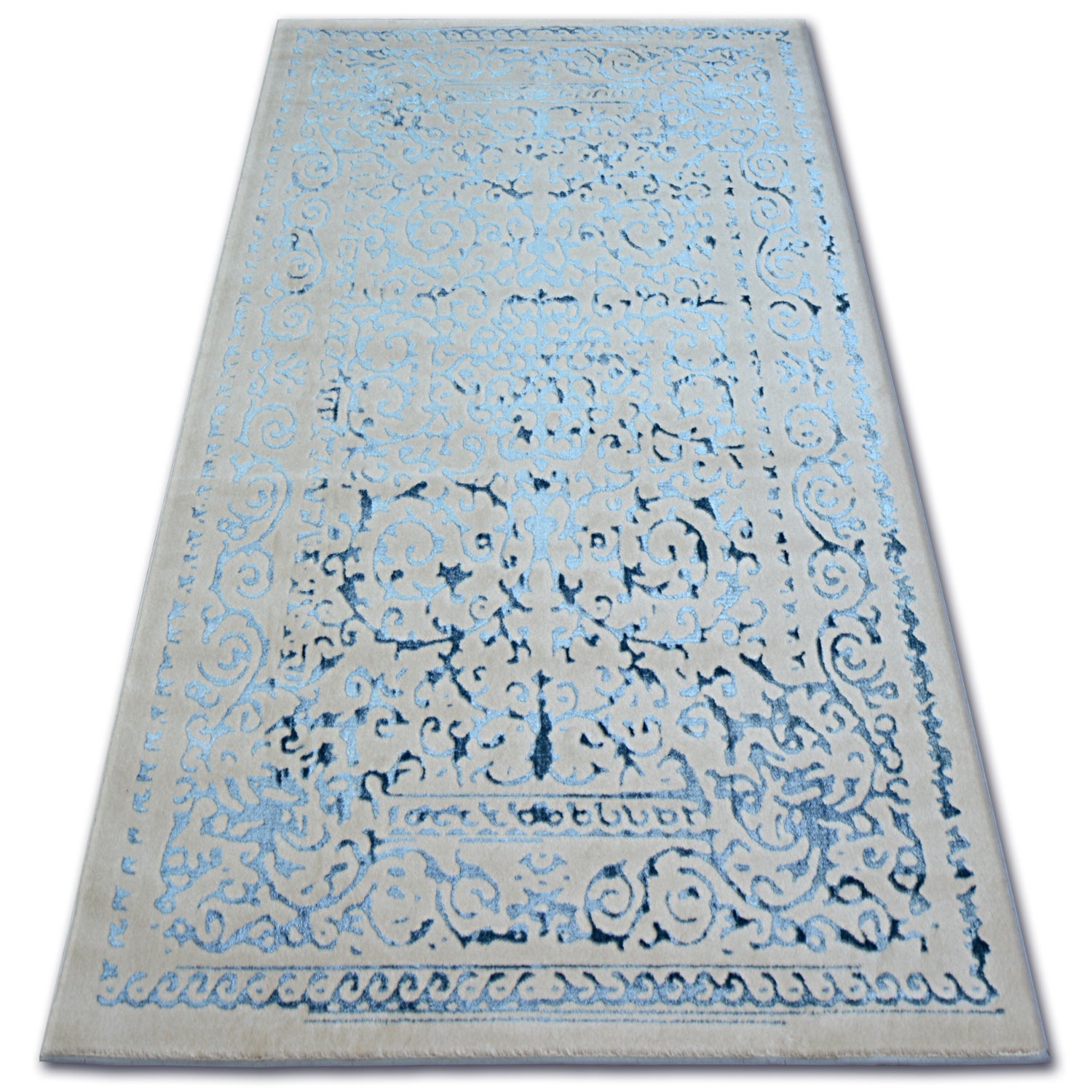 Dywan AKRYL MANYAS 0916 Grey/Blue 240x350 cm