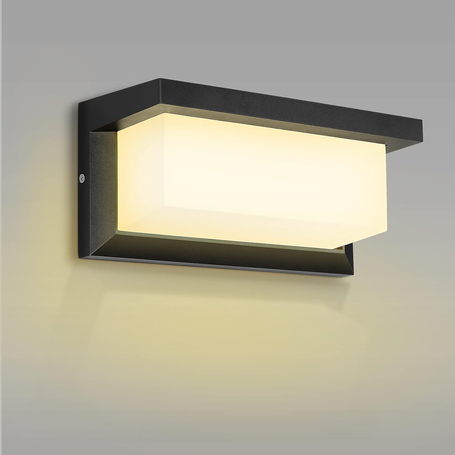 Kinkiet zewnętrzny, kinkiet zewnętrzny LED 18 W, wodoodporny IP65, dekoracyjny kinkiet zewnętrzny (