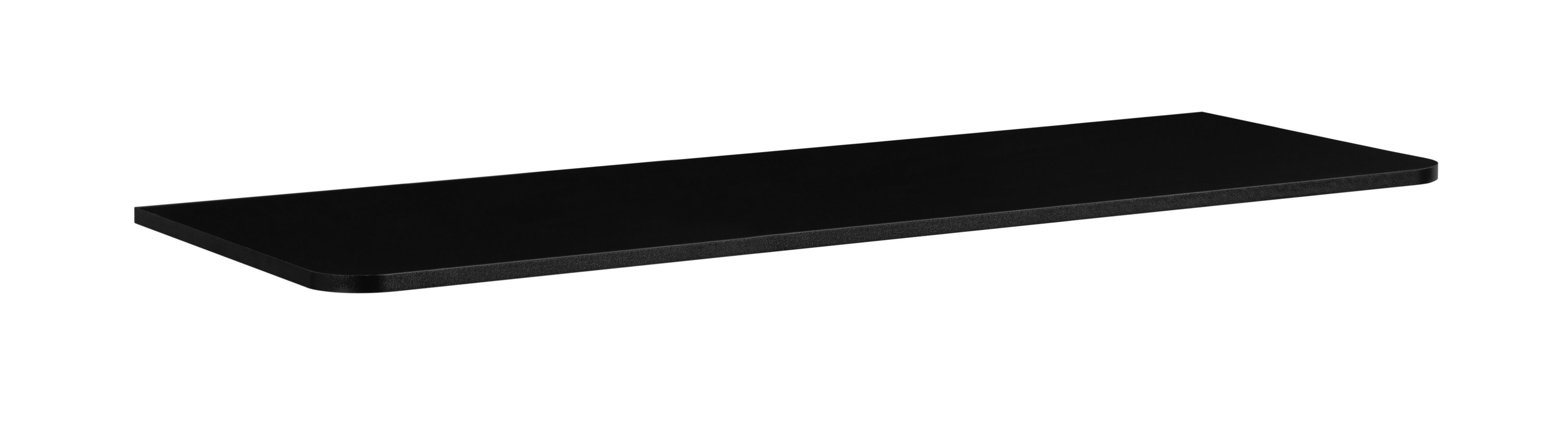 Blat Łazienkowy LINEA 120 cm Czarny Laminowany Bez Otworów