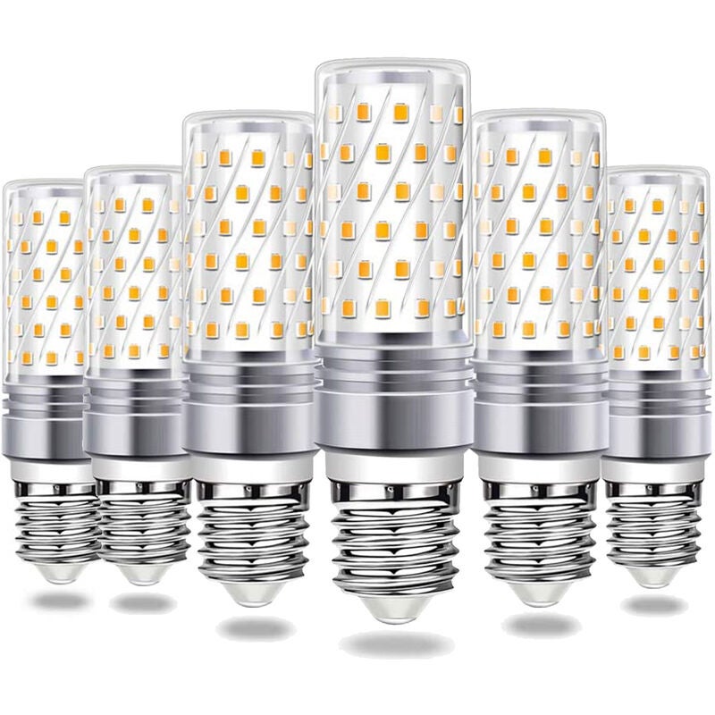 Zestaw 6 żarówek LED E27 12W – światło trójkolorowe, mocne oświetlenie, energooszczędność