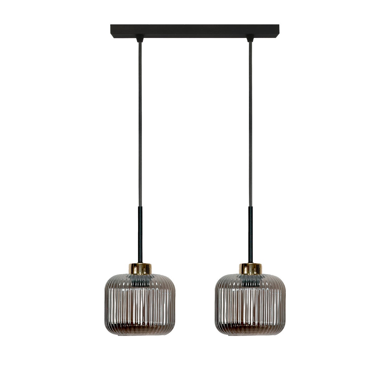 Lampa wisząca sufitowa 4 punktowa KORN E27 czarna nowoczesna IP20 Edylit