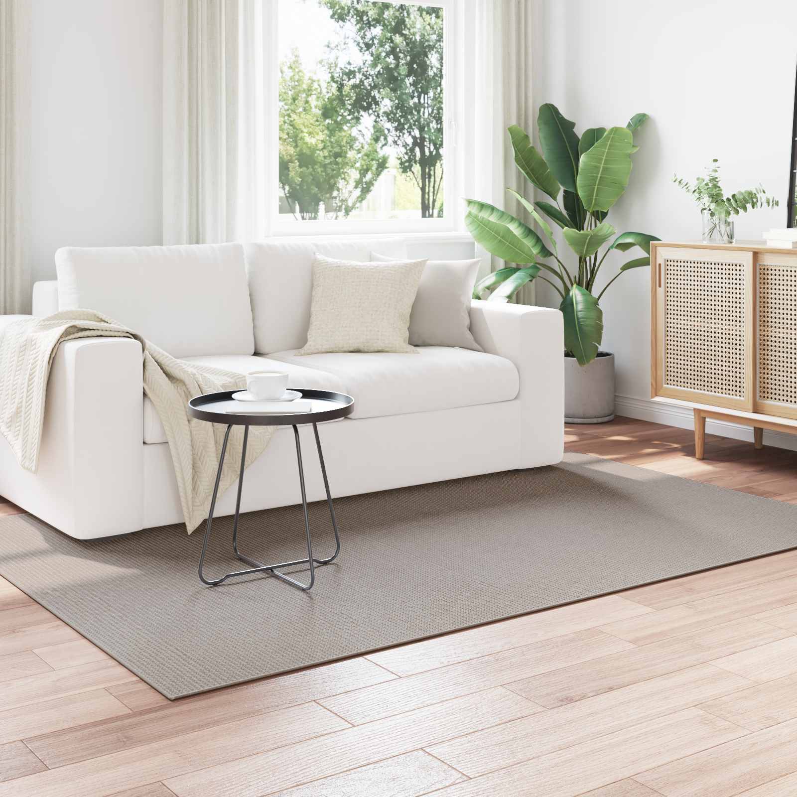 Dywany pokojowe LUGO Kremowy i Taupe 230 x 160 cm Poliester vidaXL